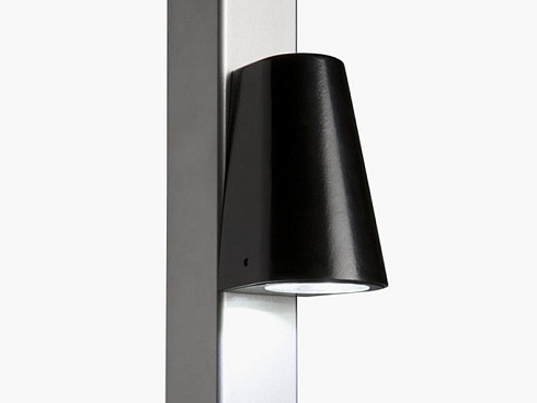 Заказать Элегантное LED-освещение Locinox (Бельгия) TRICONE для ворот, цвета zilver и 9005 (черный) в Белореченске
