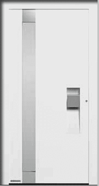 Двери входные алюминиевые ThermoCarbon Hormann - Мотив 306 в Белореченске